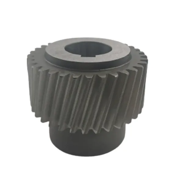 Rotary drill rig table bevel and spur gear transmission set