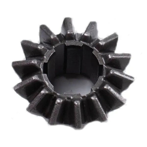 Large reduction straight bevel gear with lightening holes