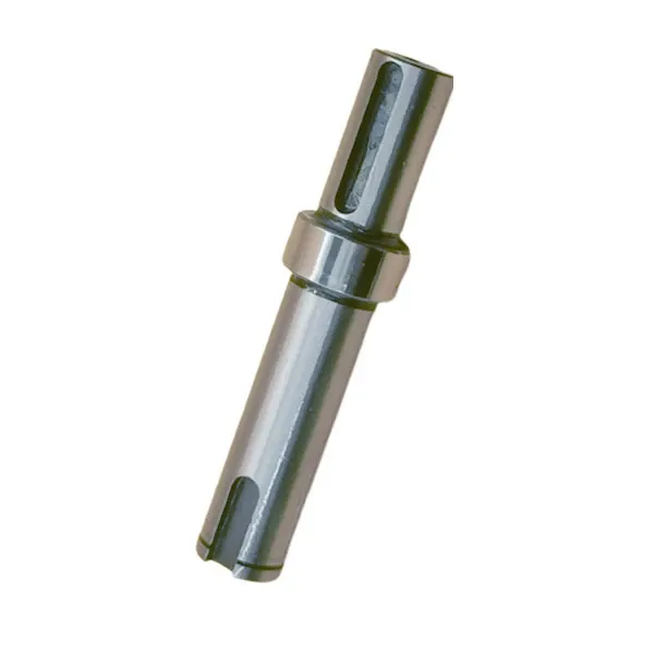 Long multi-journal transmission shaft with dual keyway slots
