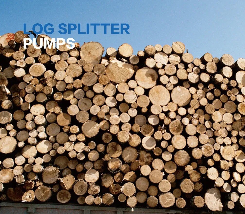 Log Splitter Pumps in agricultural and industrial machinery applications