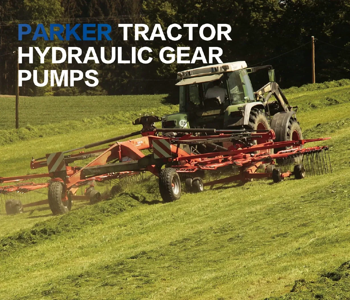 PARKER Tractor Hydraulic Gear Pumps in agricultural and industrial machinery applications