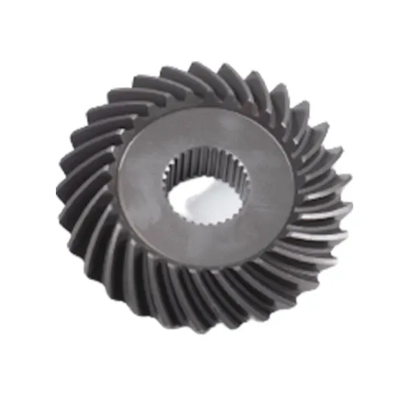 Carburized spiral bevel pinion shaft with ground bearing journals