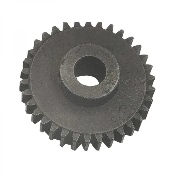 ZhongYi precision oil pump gear set with integral drive shaft and ground tooth profiles