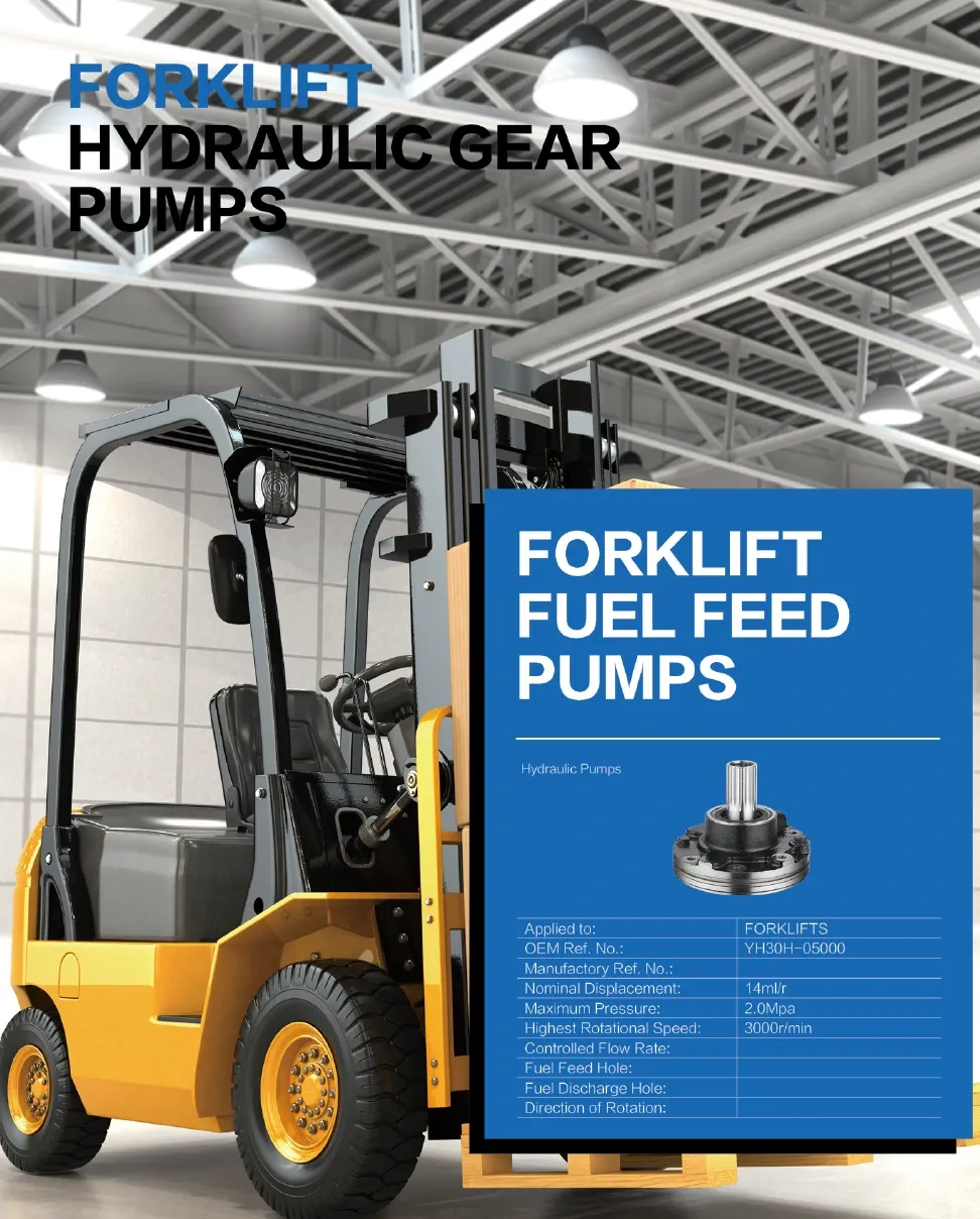 Forklift Hydraulic Gear Pumps in agricultural and industrial machinery applications