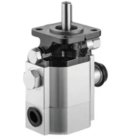 Log Splitter Pumps external gear pump with high pressure housing, drive shaft, and precision ports